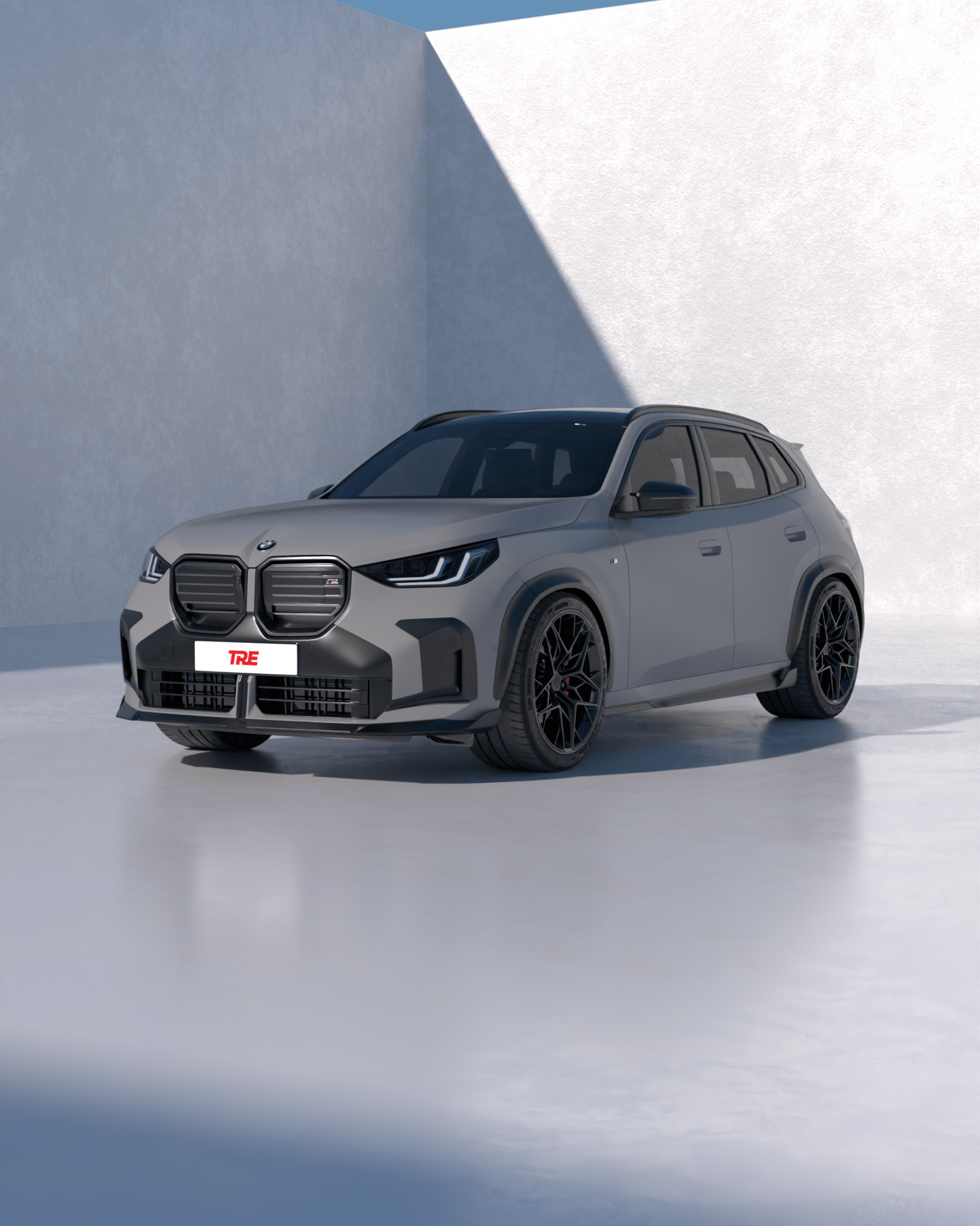 BMW X3 M50 G45 & M Sport Pre - preg Carbon Fibre PR - 1 Front Bumper Trim by Trevora (2025+) - Evolve Automotive